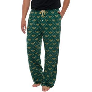 New Men's Nintendo Zelda Pajama Pants Lounge Wear Sleepwear Green